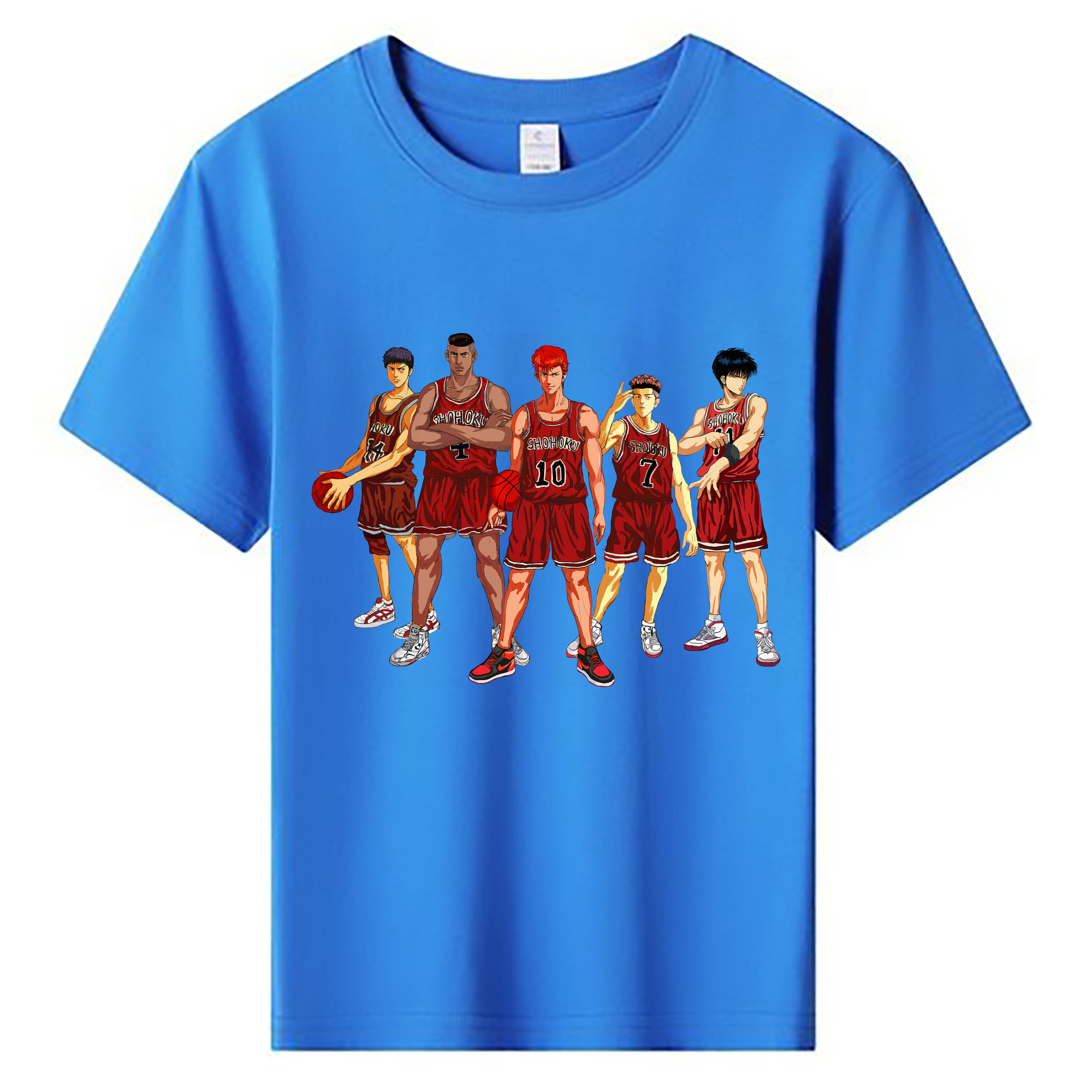（画像用） SLAM DUNK／スラムダンク 綿100％キッズTシャツ（フロントプリント）